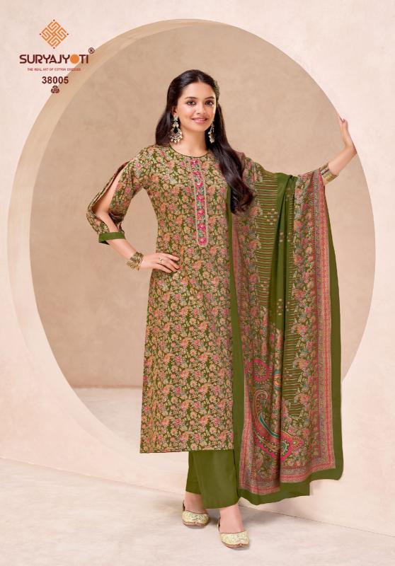 Suryajyoti kalki vol-38 wholesale designer dress material in kit